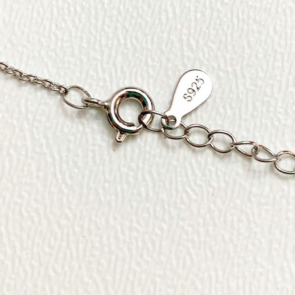 925 Sterling Silver Star and Moon Necklace (Q1) - Picture 8 of 8